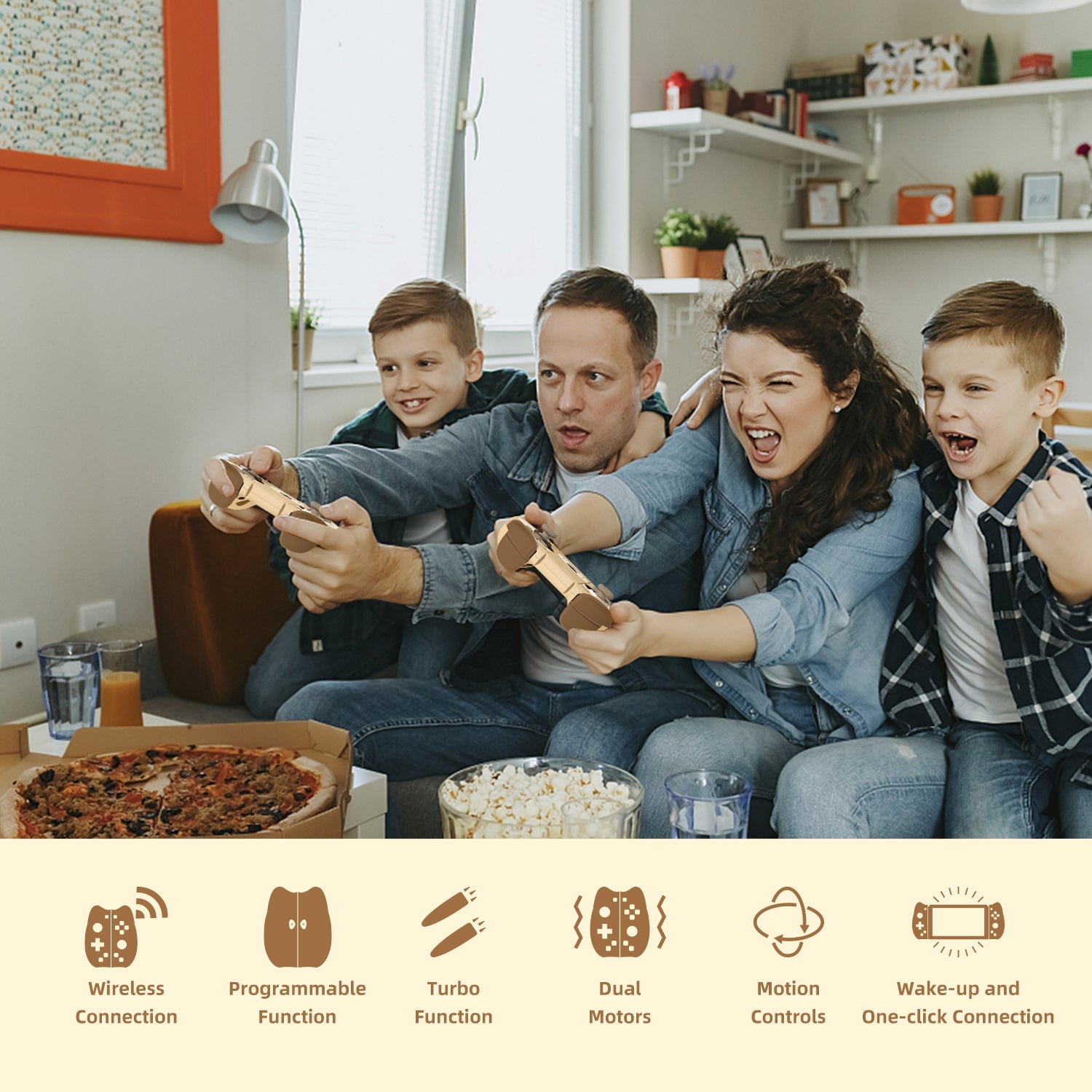 Mytrix Brownie - JoyPad for Nintendo Switch, the Newest Switch OLED, and Switch Lite Mytrix Brownie - JoyPad for Nintendo Switch, the Newest Switch OLED, and Switch Lite
